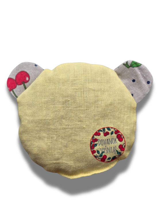 Vyšnių kauliukų pagalvėlė "Ausytės"